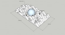 Meri-Teos Syötteellä 2012: aaltolabyrintti ja keskellä veden alainen maailma jäädytetyn iglun sisällä